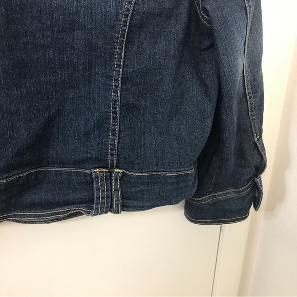 Democracy embellished denim jean jacket - Picture 10 of 14